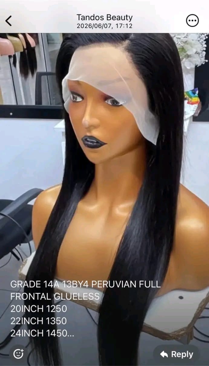 Grade 14A 13x4 Peruvian Full Frontal Weave